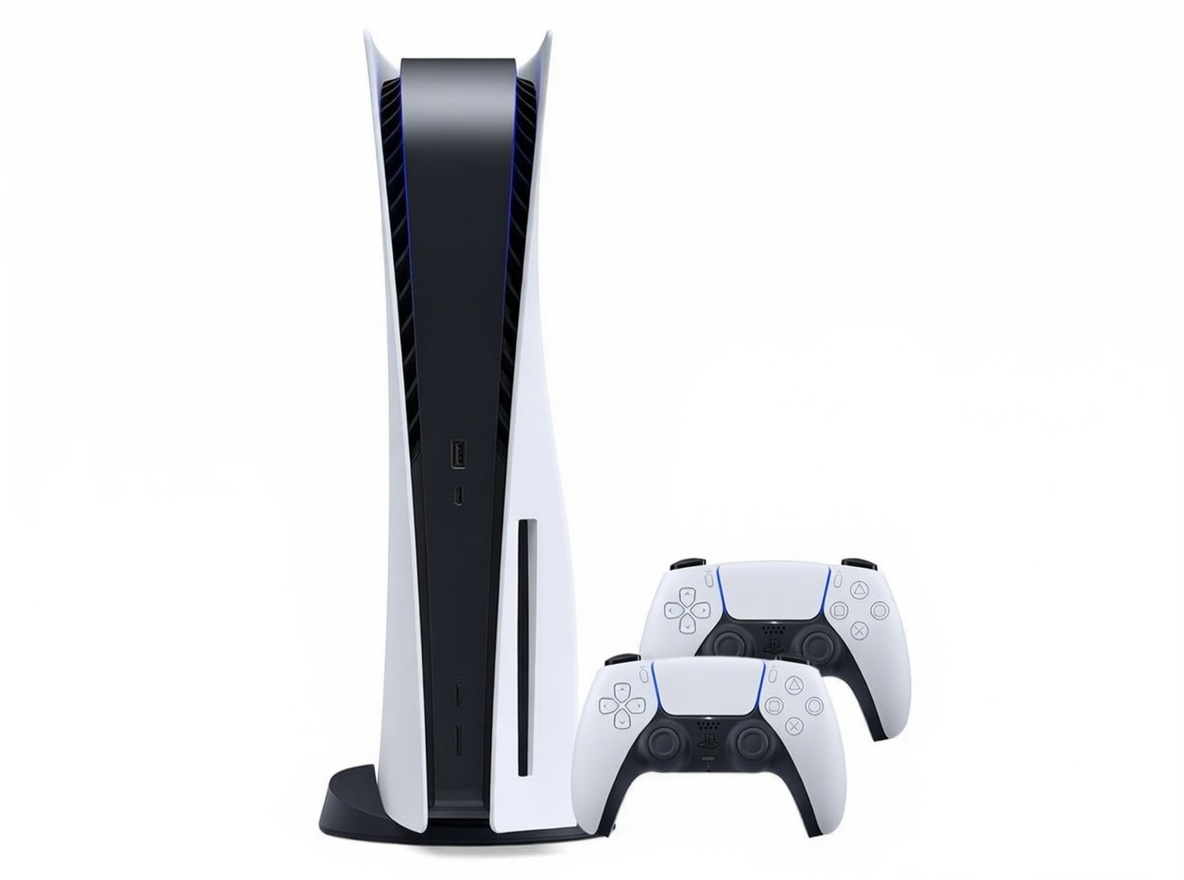 Игровая консоль PlayStation 5 Slim с двумя геймпадами